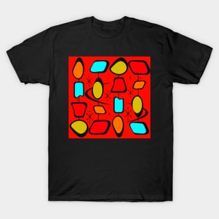 1950s abstract geometrical pattern T-Shirt